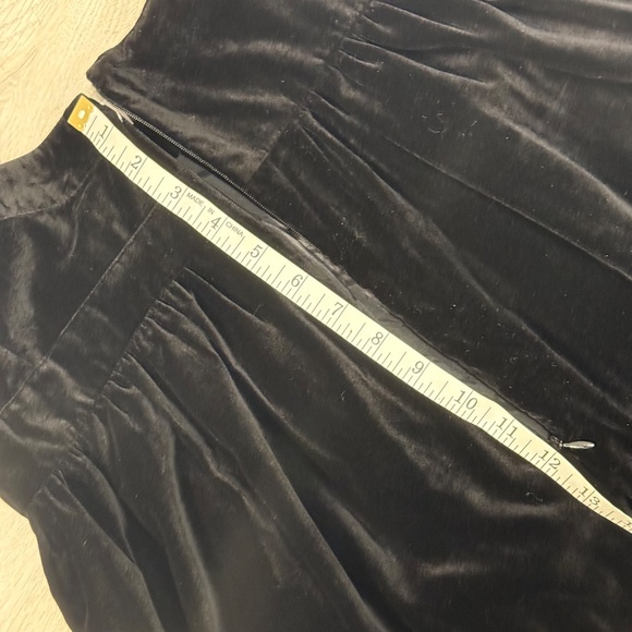 Lands End Canvas 1963 Black Velvet Holiday Dress Size 8 - Picture 16 of 16